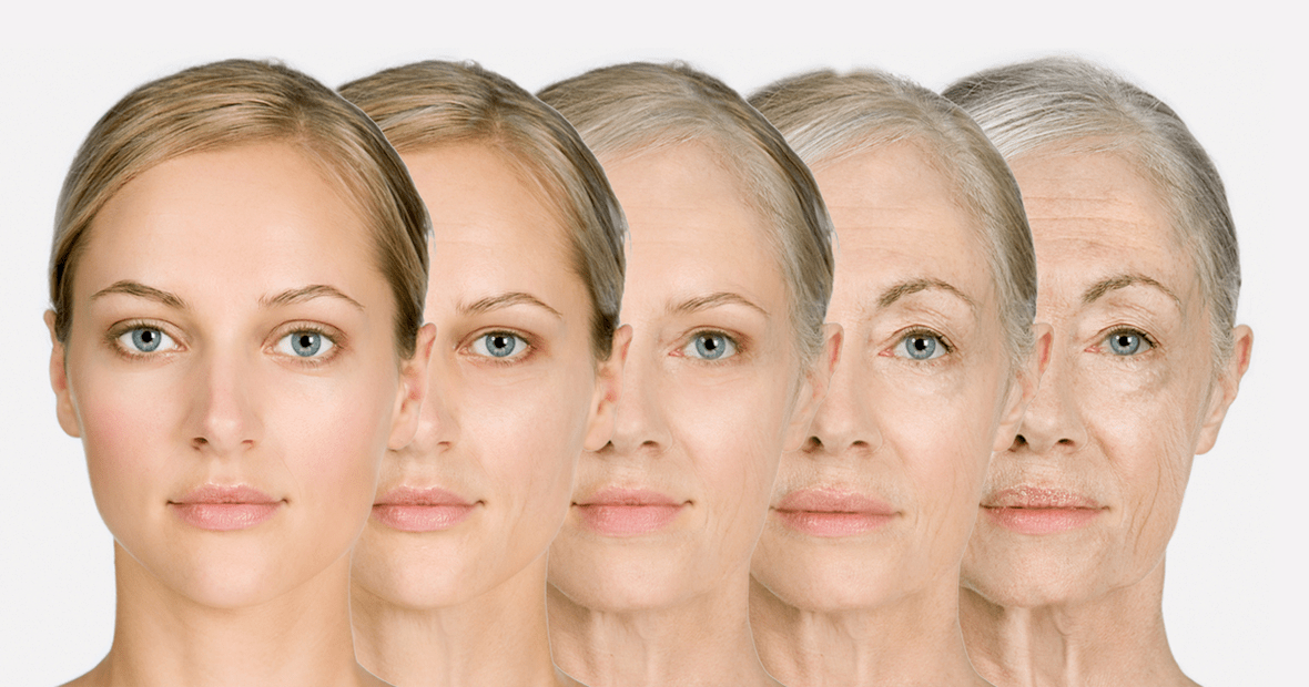 invecchiamento della pelle del viso nelle donne