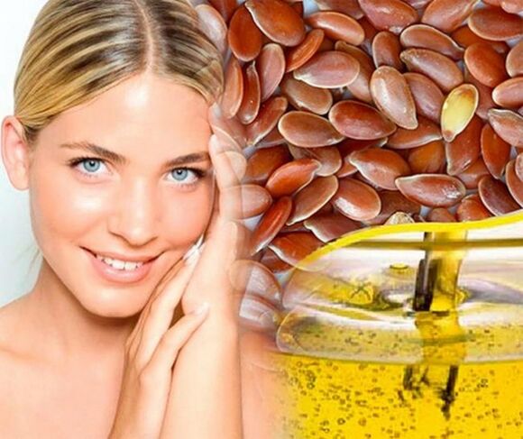 maschere con olio di lino